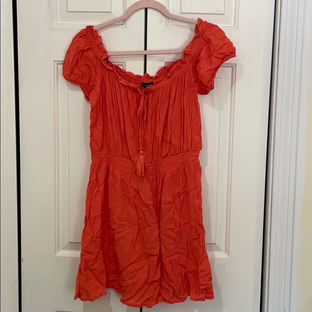 Coral dress